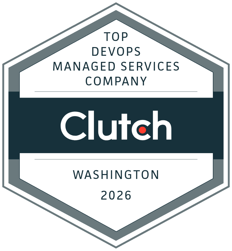 Clutch Top DevOps Managed Services Company Washington 2026 badge